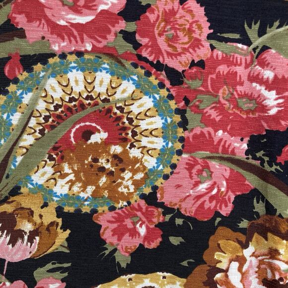 Acting Pro Women's Floral Medallion Print Long Sleeve Top Size 2X Retro Mod Boho - Picture 9 of 9